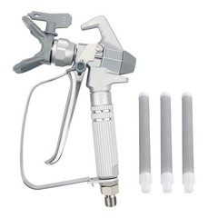 Zhuitu Airless Paint Spray Gun Sprayer High Pressure 3600 Psi 517 Nozzle Tip