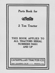Caterpillar 2 – TON Parts Book (please read description)
