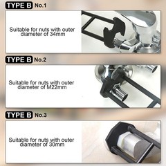 Hgdomg 2PCS Multifunctional Sink Faucet Wrench, Plumbing Tool Kit for Black
