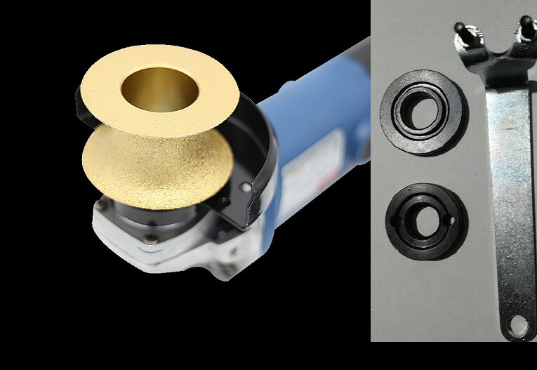 V30 1-1/4 inch Full Bullnose Diamond Hand Profiler Wheel Router Bits for Granite