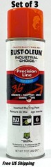 Rust-Oleum Inverted Marking Paint Orange Water Based 17 oz Set of 3
