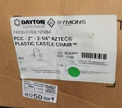 DAYTON SUPERIOR PLASTIC CASTLE CHAIR, PCC- 2″ – 2-1/4″ AZTEC, 480/CASE