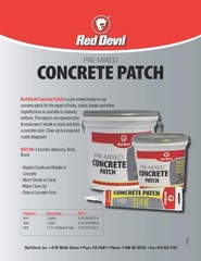 0645 Concrete Repair Patch, Cement Crack Filler, 5.5 Oz Squeeze Tube, PreMixe…