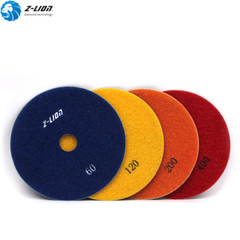 5″4Pcs Electroplated Diamond Polishing Pads Sanding Disc Grinding Wet for Stone