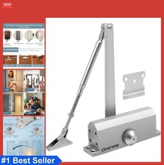 Automatic Door Closer Hydraulic Soft Close Adjustable Speed For Home Office