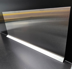 Stainless Steel 304#4 Brushed Cove Base Sanitary Wall Base 24 Gauge 6″ x 36″
