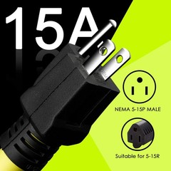 Campzlly Dryer Adapter Cord, NEMA 5-15P Male to 10-30R Female