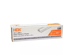 12 Ft. W X 400 Ft. L 0.31 Mil High Density Painters Plastic Sheeting