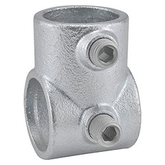 Global Industrial 1″ Size Single Socket Tee Pipe 2″L x 2.75″W x 1.75″H, Gray