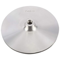 7″ Aluminum Backer Pad Hook and Loop Backing Plate Polishing Pad Sanding Disc