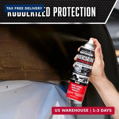 Rust-Oleum 248657 Rubberized Undercoating Spray, 15 oz, Black