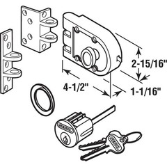Prime-Line SE 15361 Deadbolt – Jimmy-Proof Design Prohibits Forced Entry b