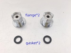 2 Pcs Wall Mount Faucet Couplers, Faucet Installation Eccentric Flanges