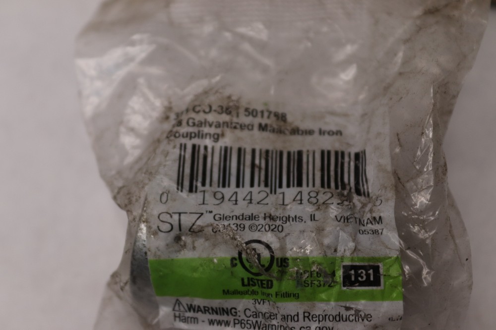 STZ Coupling Galvanized Maleable Iron 3/8″ 311 CO-38