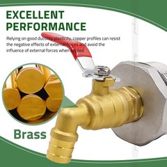 55 Gallon Drum Spigot with epdm Gasket, 50 gal Oil Water rain Barrel Bronze
