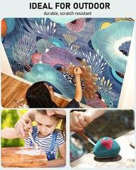 Nicpro 6 Colors Large Bulk Outdoor Acrylic 69 Fl Oz (Pack of 6), 6