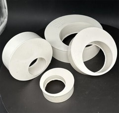 50mm-160mm PVC Pipe Eccentric Reducing Bushing Fittings Connector Joints White