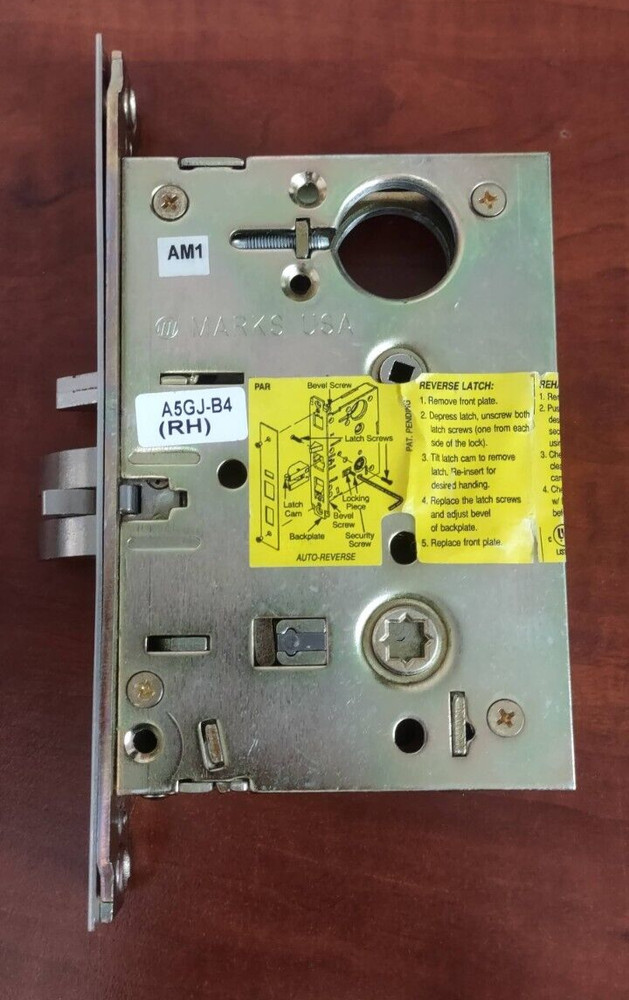Marks USA 5 Series CLASSROOM INTRUDER SECURITY Mortise Lock Body – 5GJ A5GJ-B4
