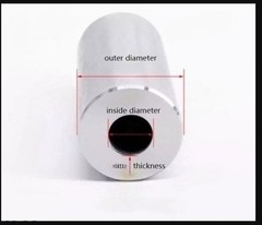 304 Stainless Steel Capillary Tube Pipe (OD 0.5mm -OD 20 Mm) Length 500mm 2PCS
