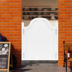 Partition Door, Swing Solid Wood Door Partition Door for Shop Entrance Partition