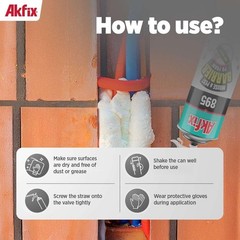 High-Density Expanding Foam Spray (12oz, 2-Pack) – Seal Gaps & Cracks Securely