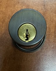 Schlage 1-1/8 In. Mortise Cylinder 20-001-1468-118-613 (1468KWY) Standard Cam