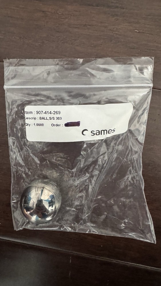 907-414-269 SS Ball For Sames Kremlin Fluid Section Of Pump