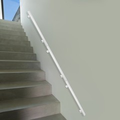 Stainless Steel Handrail – Wall Mounted Modern Rectangle Steel Wall Handrail USA