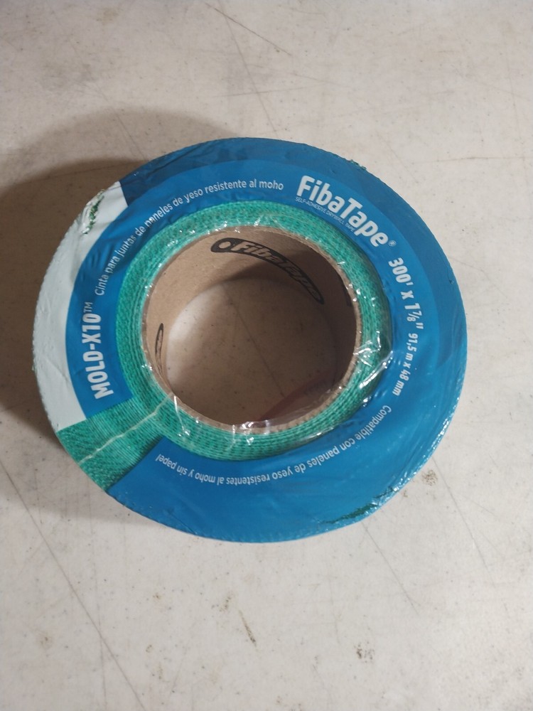 Saint Gobain 1-7/8″ x 300′, Green, Mold X10 Mold Resistant Drywall Tape