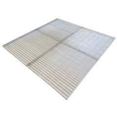 1 Piece 2.6ft*2.6ft Silver Gray Carbon Steel Grille Plate Load-Bearing 3 tons