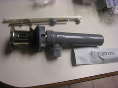KINGSTON PVC Bathroom Sink Drain, LEVER-Up Drain, with Overflow CHROME Finish
