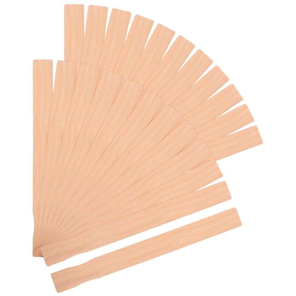 25Pcs Light Brown Paint Stirring Stick Manual Stirring Tool for Home Use