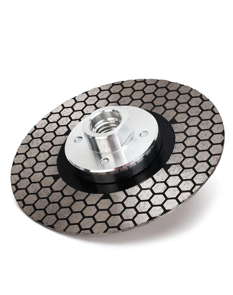 6″ Double-Sided Diamond Saw Blade + 5/8-11 Flush Mount Flange Adapter Grinder