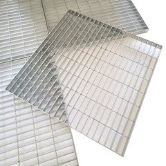 1 Piece 2.6ft*2.6ft Silver Gray Carbon Steel Grille Plate Load-Bearing 3 tons