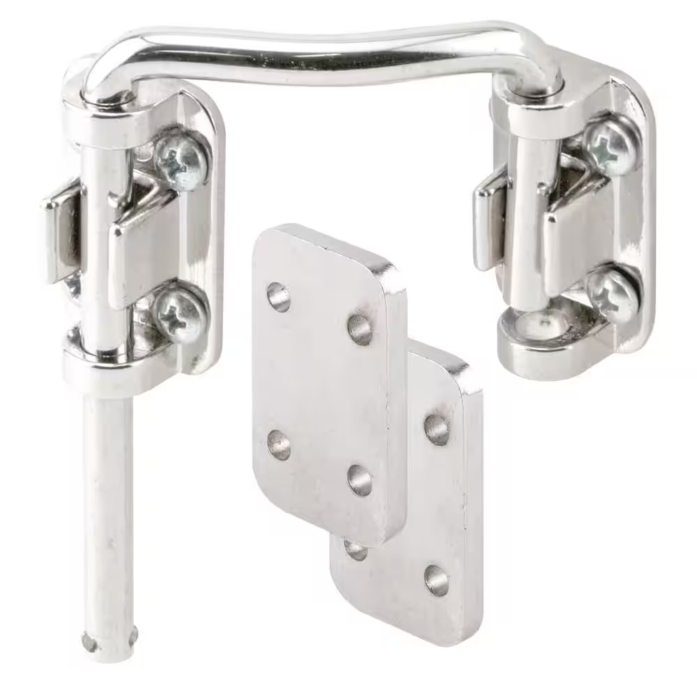 2-1/4 In. Nickel Plated Steel High Security Loop Lock for Left Hand Sliding Pati