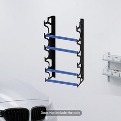 6-Roll Wall-Mounted Vinyl Film Rolls Rack Window Tint Organizer Display Holder
