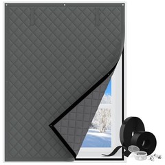 Thermal Window Cover for Winter,47″ X 63″ for Window Insulation for Summer He…