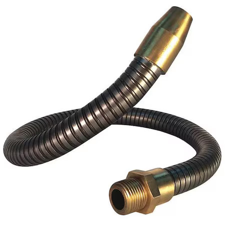 Sealflex 08-36-M-N Coolant Hose, 1/2 In.Pipe, 36 In.L, Gray