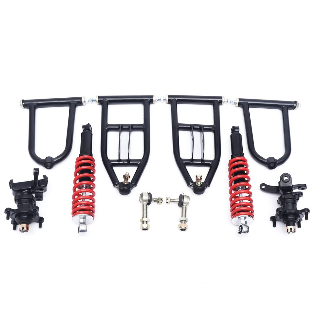 340mm Front Swingarm Kit Upper Lower Knuckle Spindle Shock for Electric ATV Quad