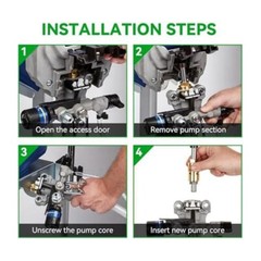 for Graco Replace Paint Sprayer Pump 24Y472 ProXChange Kit Magnum ProX17 ProX19