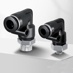 Bspp Swivel Elbow Push Fit Bspp Parallel Threads Metric Push in Fittings
