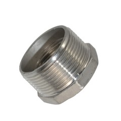 1-1/2″ to 1-1/4″ NPT thread SS304 HEX Reducing bush Pipe Reducer Fitting Adapter