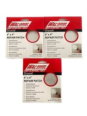 (3 Packs) WAL-BOARD TOOLS 4” x 4” Aluminum Drywall Repair Patches