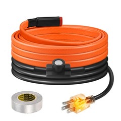 6ft Heat Tape For Water Pipes Freeze Protection 7w/ft 110v Water Pipe Heat Cable