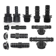 10x Plastic Hose Joiner – Silicone Vacuum T-Piece Boost Gauge Pipe Tap Tee Elbow