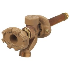 Woodford 19CP-12 Model 19 Wall Faucet 12-Inch CP Inlet Tan
