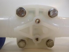 +GF+ Georg Fischer 2-3/16″ ID PVDF 90-63 S10/PN16 Diaphragm Valve w/ Flange