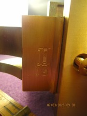 CORBIN RUSSWIN 500 SERIES BRASS UNILOC DOOR KNOB LOCK DOUBLE LATCH NIB