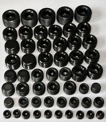 35PCS Pipe Plug Assortment Kit Carbon Steel 1/16 NPT Thru 3/4 NPT PLUGS SALE!!