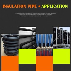 Pipe Insulation Foam Tube 1 inch,- 6FT 1″ Tubing for Indoor Black
